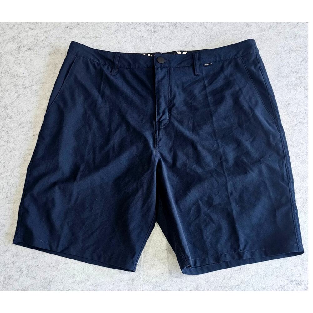 Hurley Mens Golf Shorts, Walking, Performance, Sports, 22 inch ,Blue, New, Sz 38